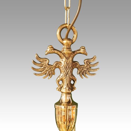 fig 3. Dutch brass chandelier