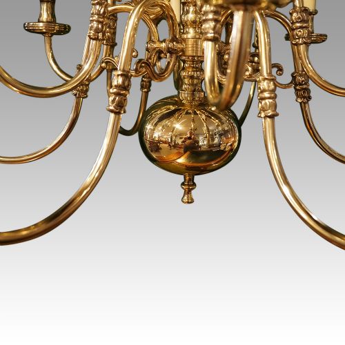 fig 4. Dutch brass chandelier