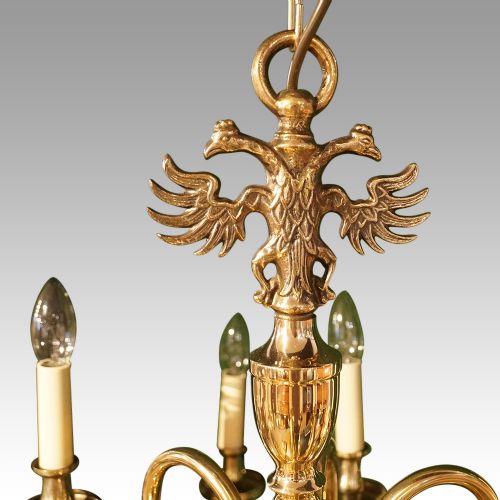 fig 5. Dutch brass chandelier
