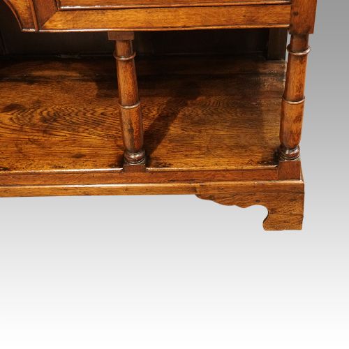 fig 1. Georgian oak dresser base