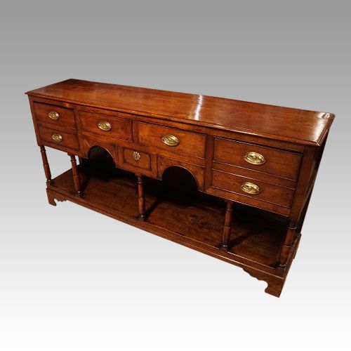fig 2. Georgian oak dresser base