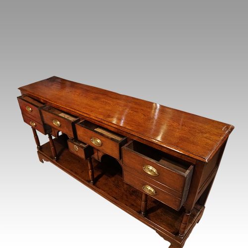 fig 3. Georgian oak dresser base