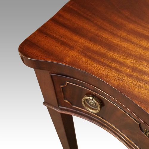 fig 2. George VI serpentine mahogany serving table