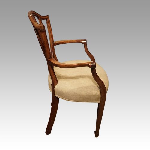fig 5. Set of 8 shield back dining chairs