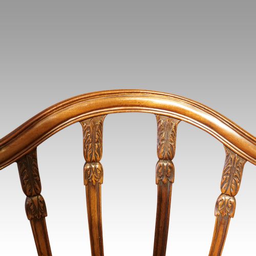 fig 9. Set of 8 shield back dining chairs