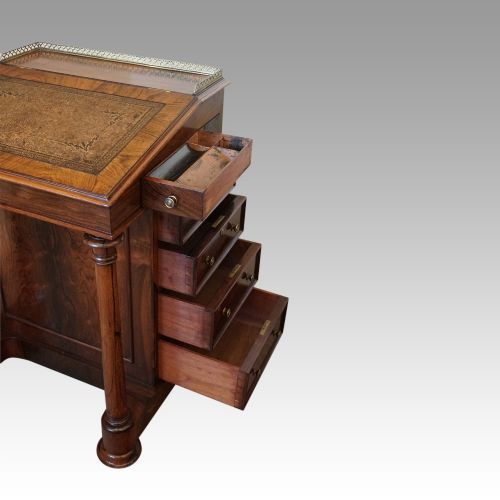 fig 1. William IV rosewood davenport desk
