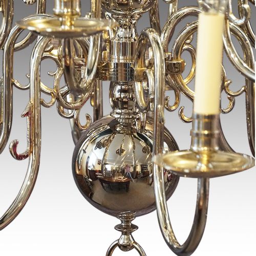 fig 1. Silver plated chandelier