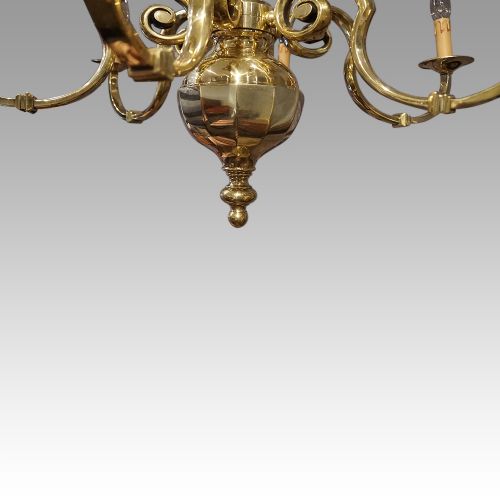 fig 1. Edwardian bronze 2 tier chandelier