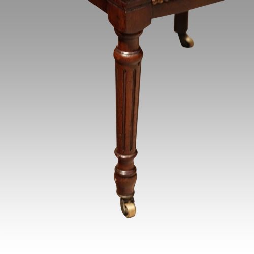 fig 4. Edwardian leather tub desk chair