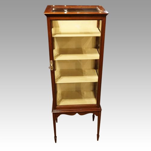 Edwardian Mahogany Curio Cabinet