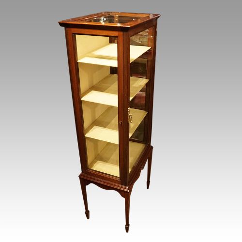 fig 2. Edwardian mahogany curio cabinet