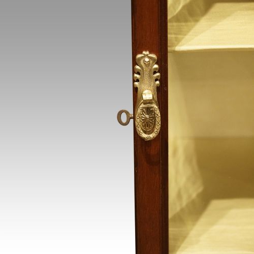 fig 4. Edwardian mahogany curio cabinet