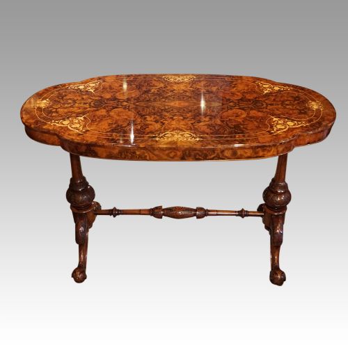 Victorian Inlaid Walnut Centre Table