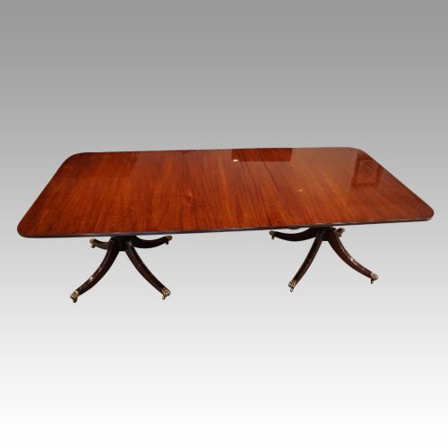 fig 6. Georgian style large mahogany dining table