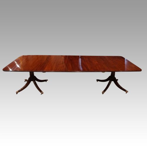 fig 8. Georgian style large mahogany dining table