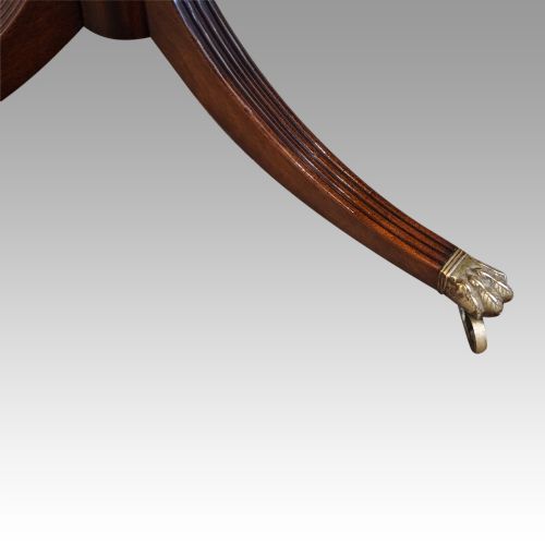 fig 5. George V Mahogany Triple Pillar Dining Table