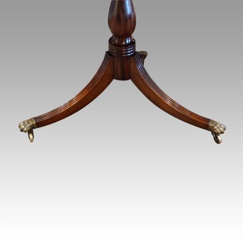 fig 6. George V Mahogany Triple Pillar Dining Table