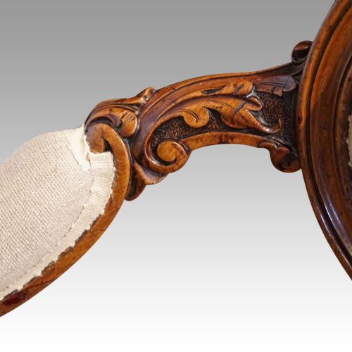 fig 1. Victorian Walnut Loveseat