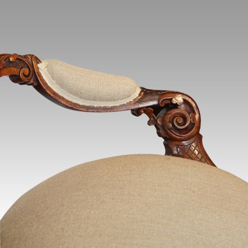 fig 5. Victorian Walnut Loveseat