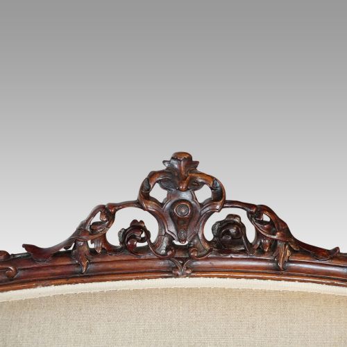 fig 6. Victorian Walnut Loveseat