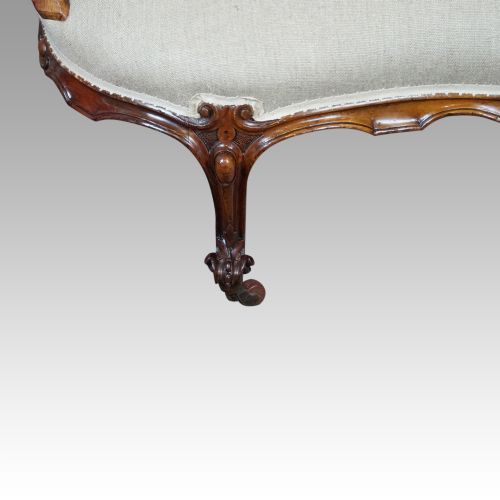 fig 8. Victorian Walnut Loveseat