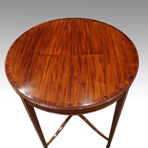 fig 1. Edwardian Inlaid Mahogany Occasional Table