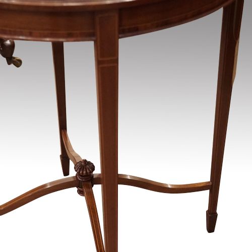fig 4. Edwardian Inlaid Mahogany Occasional Table
