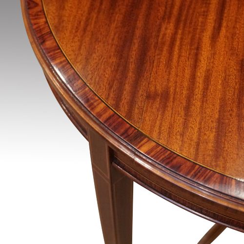 fig 5. Edwardian Inlaid Mahogany Occasional Table