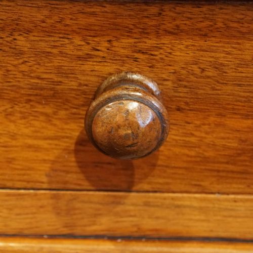 fig 8. Victorian walnut pedestal desk