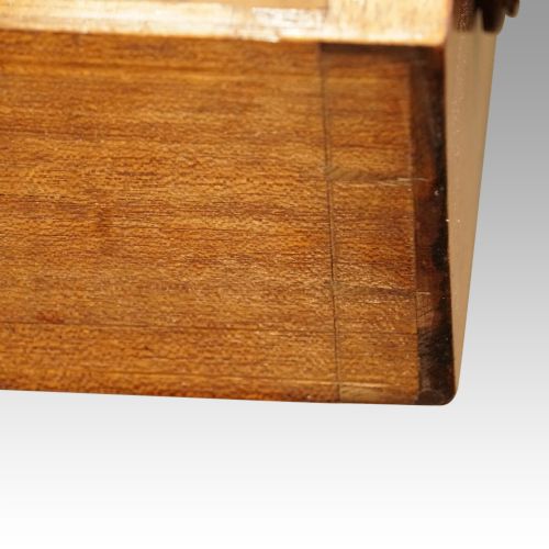 fig 9. Victorian walnut pedestal desk