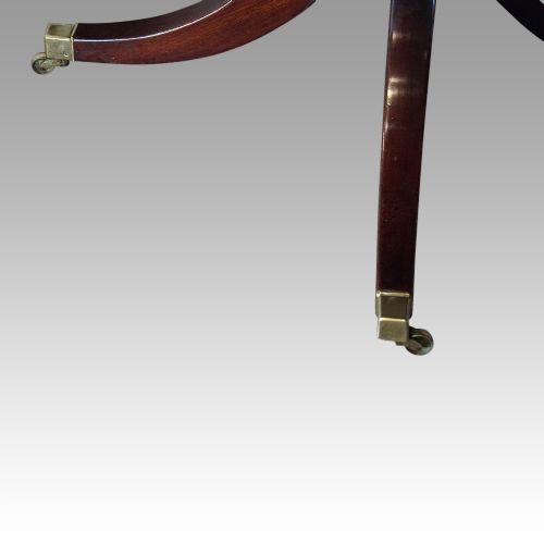 fig 5. George V mahogany twin pillar dining table