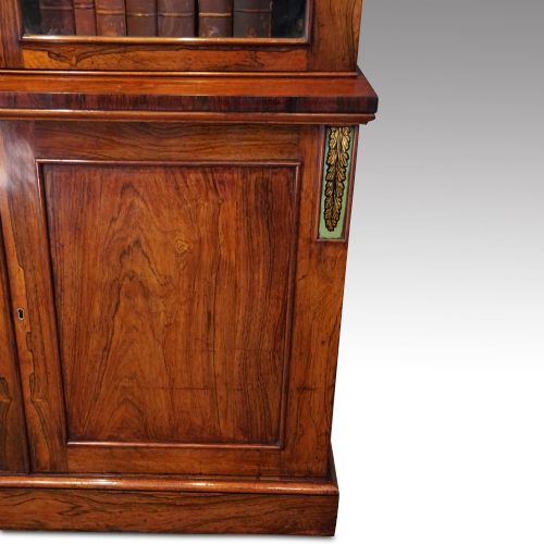 fig 6. Antique rosewood library bookcase
