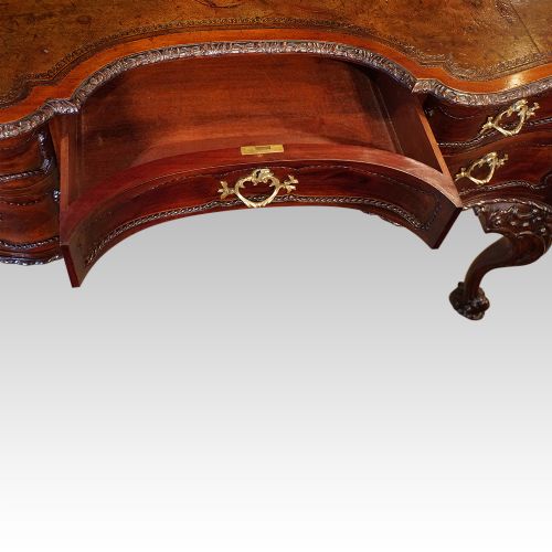 fig 2. Antique mahogany Chippendale style desk