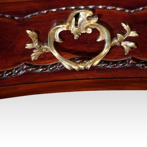 fig 8. Antique mahogany Chippendale style desk