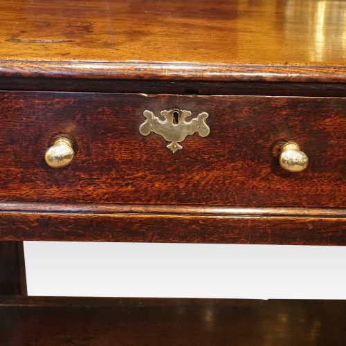 fig 4. Georgian oak pot board dresser base