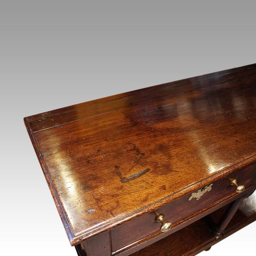fig 8. Georgian oak pot board dresser base