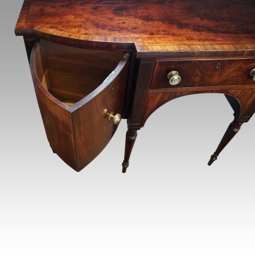 fig 9. Regency mahogany sideboard