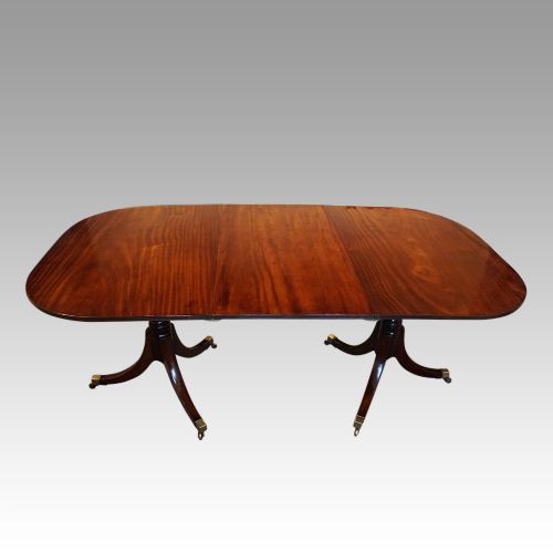 Regency Style Mahogany Dining Table
