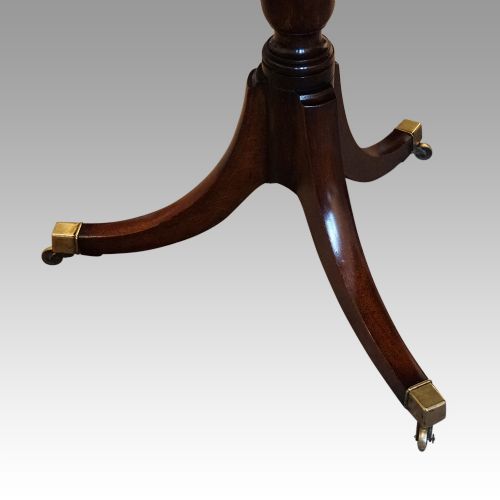 fig 1. Regency style mahogany dining table