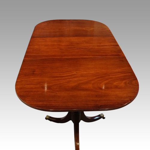 fig 6. Regency style mahogany dining table