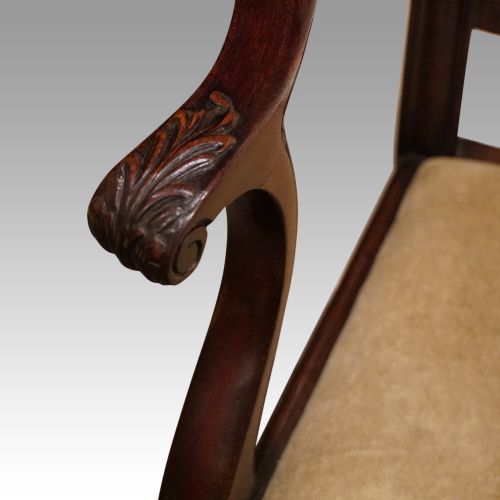 fig 1. Set of 8 Hepplewhite style ladderback chairs