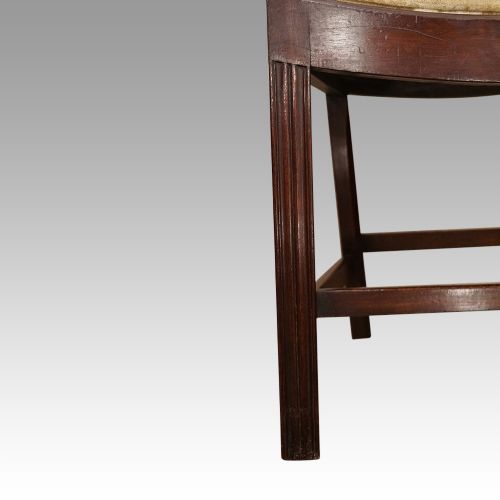 fig 8. Set of 8 Hepplewhite style ladderback chairs
