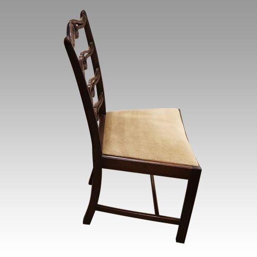 fig 9. Set of 8 Hepplewhite style ladderback chairs