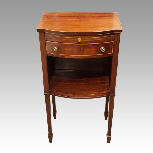 fig 3. Pair of mahogany bedside cabinets