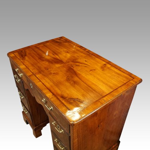fig 1. Antique walnut kneehole