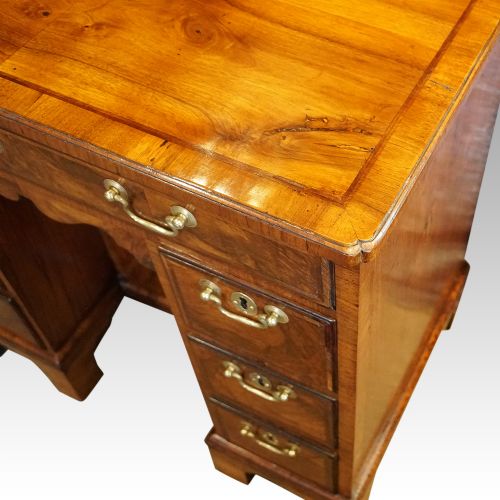 fig 3. Antique walnut kneehole