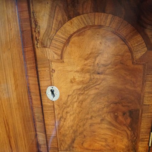 fig 4. Antique walnut kneehole