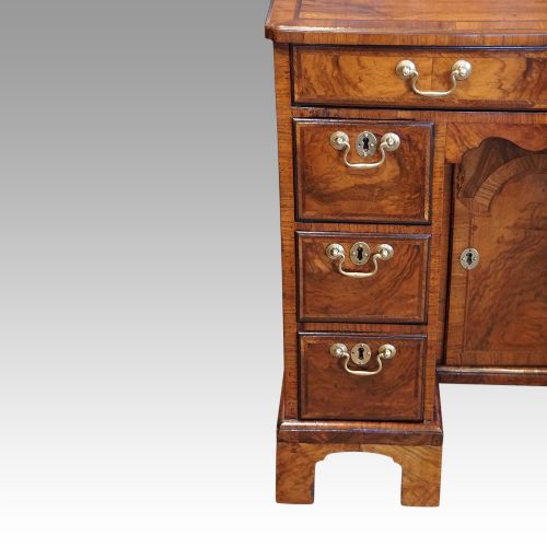 fig 8. Antique walnut kneehole