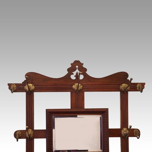 fig 2. Edwardian walnut hallstand