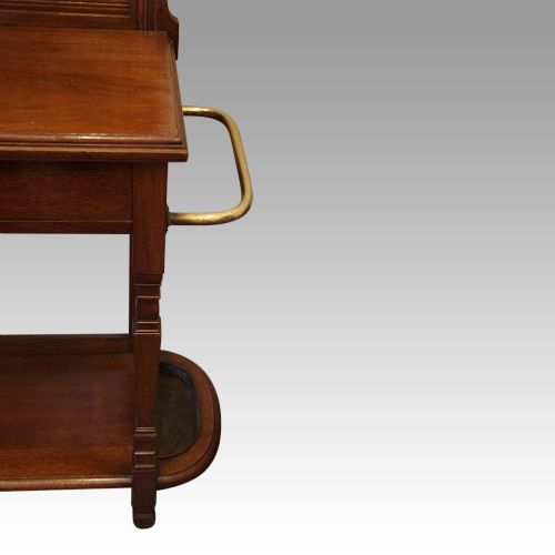 fig 4. Edwardian walnut hallstand